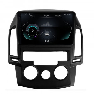 Navigatie dedicata cu Android Hyundai i30 2007 - 2012, clima manuala, 12GB RAM, Radio GPS Dual Zone, Display 2K QLED 9.5" Touchscreen, Internet Wi-Fi si slot SIM 4G, Bluetooth, MirrorLink, USB, Waze 95673