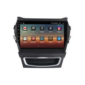 Navigatie dedicata cu Android Hyundai Santa Fe III / Grand Santa Fe 2012 - 2018, 4GB RAM, Radio GPS Dual Zone, Display HD QLED 9" Touchscreen, Internet Wi-Fi si slot SIM 4G, Bluetooth, MirrorLink, USB 100250523
