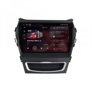 Navigatie dedicata cu Android Hyundai Santa Fe III / Grand Santa Fe 2012 - 2018, 12GB RAM, Radio GPS Dual Zone, Display 2K QLED 9.5" Touchscreen, Internet Wi-Fi si slot SIM 4G, Bluetooth, MirrorLink, USB, Waze 95663