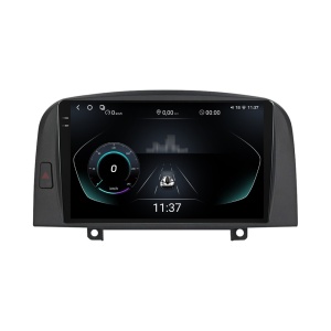 Navigatie dedicata cu Android Hyundai Sonata V 2004 - 2009, 12GB RAM, Radio GPS Dual Zone, Display 2K QLED 9.5" Touchscreen, Internet Wi-Fi si slot SIM 4G, Bluetooth, MirrorLink, USB 100003963