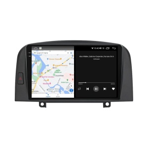 Navigatie dedicata cu Android Hyundai Sonata V 2004 - 2009, 4GB RAM, Radio GPS Dual Zone, Display 2K QLED 9.5" Touchscreen, Internet Wi-Fi si slot SIM 4G, Bluetooth, MirrorLink, USB 100003653