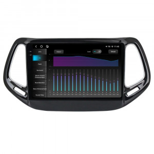 Navigatie dedicata cu Android Jeep Compass II 2016 - 2021, 12GB RAM, Radio GPS Dual Zone, Display 2K QLED 10.36" Touchscreen, Internet Wi-Fi si slot SIM 4G, Bluetooth, MirrorLink, USB, Waze 99023