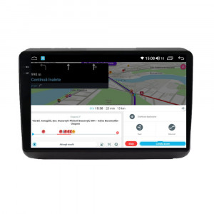 Navigatie dedicata cu Android Jeep Grand Cherokee IV 2014 - 2021, 4GB RAM, Radio GPS Dual Zone, Display 2K QLED 9.5" Touchscreen, Internet Wi-Fi si slot SIM 4G, Bluetooth, MirrorLink, USB, Waze 111933
