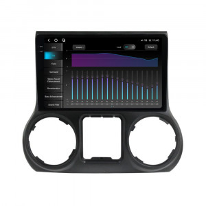 Navigatie dedicata cu Android Jeep Wrangler III (JK) 2015 - 2018, 12GB RAM, Radio GPS Dual Zone, Display 2K QLED 10.36" Touchscreen, Internet Wi-Fi si slot SIM 4G, Bluetooth, MirrorLink, USB, Waze 98263