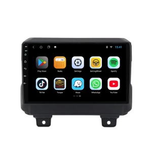 Navigatie dedicata cu Android Jeep Wrangler IV dupa 2018, 2GB RAM, Radio GPS Dual Zone, Display HD QLED 9" Touchscreen, Internet Wi-Fi si slot SIM 4G, Bluetooth, MirrorLink, USB 100274703