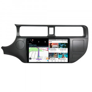 Navigatie dedicata cu Android Kia Rio III 2011 - 2014, 4GB RAM, Radio GPS Dual Zone, Display 2K QLED 9.5" Touchscreen, Internet Wi-Fi si slot SIM 4G, Bluetooth, MirrorLink, USB, Waze 109723
