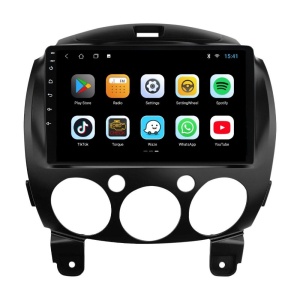 Navigatie dedicata cu Android Mazda 2 2007 - 2014, 1GB RAM, Radio GPS Dual Zone, Display HD IPS 9" Touchscreen, Internet Wi-Fi, Bluetooth, MirrorLink, USB 100479543