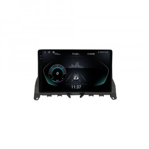 Navigatie dedicata cu Android Mercedes C-Class W204 2007 - 2011, 12GB RAM, Radio GPS Dual Zone, Display 2K QLED 9.5" Touchscreen, Internet Wi-Fi si slot SIM 4G, Bluetooth, MirrorLink, USB, Waze 95793