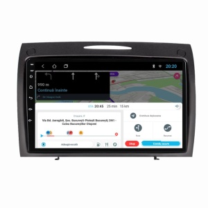 Navigatie dedicata cu Android Mercedes SLK R171 2004 - 2011, 1GB RAM, Radio GPS Dual Zone, Display HD IPS 9" Touchscreen, Internet Wi-Fi, Bluetooth, MirrorLink, USB 100529403