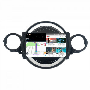 Navigatie dedicata cu Android Mini Clubman / Clubvan (R55) 2006 - 2014, 8GB RAM, Radio GPS Dual Zone, Display 2K QLED 9.5" Touchscreen, Internet Wi-Fi si slot SIM 4G, Bluetooth, MirrorLink, USB, Waze 111713