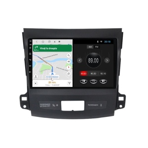 Navigatie dedicata cu Android Mitsubishi Outlander II 2006 - 2012, 1GB RAM, Radio GPS Dual Zone, Display HD IPS 9" Touchscreen, Internet Wi-Fi, Bluetooth, MirrorLink, USB 100527993
