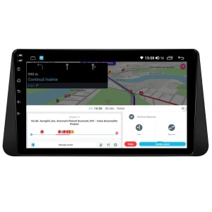 Navigatie dedicata cu Android Nissan Micra V dupa 2017, 4GB RAM, Radio GPS Dual Zone, Display HD IPS 9" Touchscreen, Internet Wi-Fi, Bluetooth, MirrorLink, USB - Img 8