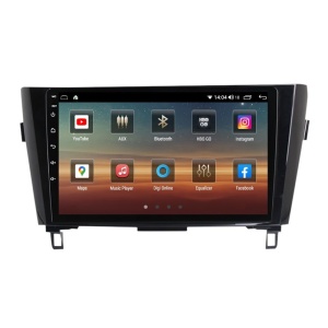 Navigatie dedicata cu Android Nissan Qashqai II 2014 - 2021, 4GB RAM, Radio GPS Dual Zone, Display HD QLED 10" Touchscreen, Internet Wi-Fi si slot SIM 4G, Bluetooth, MirrorLink, USB 100250973