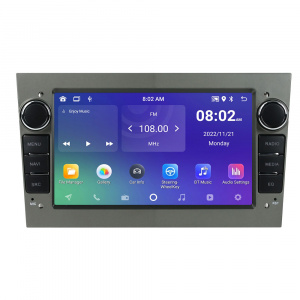 Navigatie dedicata cu Android Opel Astra H 2004 - 2014, gri inchis, 2GB RAM, Radio GPS Dual Zone, Display HD 7" Touchscreen, Internet Wi-Fi, Bluetooth, MirrorLink, USB