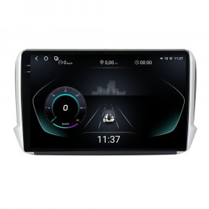 Navigatie dedicata cu Android Peugeot 2008 I 2013 - 2019, 12GB RAM, Radio GPS Dual Zone, Display 2K QLED 10.36" Touchscreen, Internet Wi-Fi si slot SIM 4G, Bluetooth, MirrorLink, USB, Waze 96003