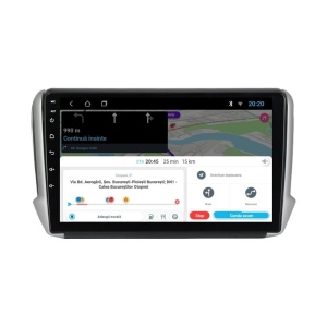 Navigatie dedicata cu Android Peugeot 2008 I 2013 - 2019, 1GB RAM, Radio GPS Dual Zone, Display HD IPS 10" Touchscreen, Internet Wi-Fi, Bluetooth, MirrorLink, USB 100509513