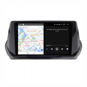 Navigatie dedicata cu Android Peugeot 2008 II dupa 2019, 4GB RAM, Radio GPS Dual Zone, Display 2K QLED 9.5" Touchscreen, Internet Wi-Fi si slot SIM 4G, Bluetooth, MirrorLink, USB, Waze 105823