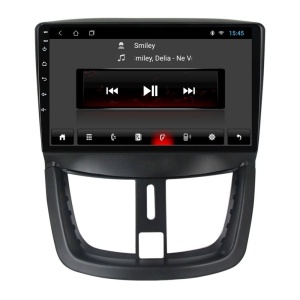 Navigatie dedicata cu Android Peugeot 207 2006 - 2015, 1GB RAM, Radio GPS Dual Zone, Display HD IPS 9" Touchscreen, Internet Wi-Fi, Bluetooth, MirrorLink, USB 100479933