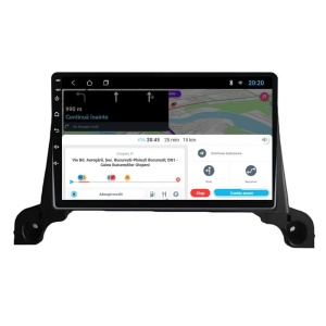 Navigatie dedicata cu Android Peugeot 3008 2016 - 2020, 2GB RAM, Radio GPS Dual Zone, Display HD IPS 9" Touchscreen, Internet Wi-Fi, Bluetooth, MirrorLink, USB 100531413