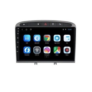 Navigatie dedicata cu Android Peugeot 308 I 2007 - 2013, 1GB RAM, Radio GPS Dual Zone, Display HD IPS 9" Touchscreen, Internet Wi-Fi, Bluetooth, MirrorLink, USB 100479963
