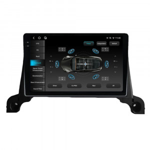 Navigatie dedicata cu Android Peugeot 5008 2017 - 2020, 12GB RAM, Radio GPS Dual Zone, Display 2K QLED 9.5" Touchscreen, Internet Wi-Fi si slot SIM 4G, Bluetooth, MirrorLink, USB, Waze 98633