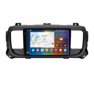 Navigatie dedicata cu Android Peugeot Expert dupa 2016, 8GB RAM, Radio GPS Dual Zone, Display 2K QLED 9.5" Touchscreen, Internet Wi-Fi si slot SIM 4G, Bluetooth, MirrorLink, USB, Waze 107223
