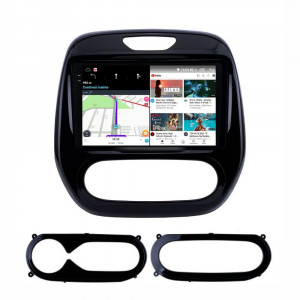 Navigatie dedicata cu Android Renault Captur I 2013 - 2020, 12GB RAM, Radio GPS Dual Zone, Display 2K QLED 9.5" Touchscreen, Internet Wi-Fi si slot SIM 4G, Bluetooth, MirrorLink, USB, Waze 99453
