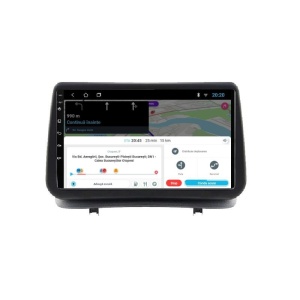 Navigatie dedicata cu Android Renault Clio III 2005 - 2012, 1GB RAM, Radio GPS Dual Zone, Display HD IPS 9" Touchscreen, Internet Wi-Fi, Bluetooth, MirrorLink, USB 100528893