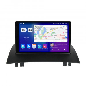 Navigatie dedicata cu Android Renault Megane II 2001 - 2009, 4GB RAM, Radio GPS Dual Zone, Display 2K QLED 9.5" Touchscreen, Internet Wi-Fi si slot SIM 4G, Bluetooth, MirrorLink, USB, Waze 104343
