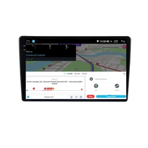 Navigatie dedicata cu Android SAAB 9-3 2007 - 2011, 4GB RAM, Radio GPS Dual Zone, Display 2K QLED 9.5" Touchscreen, Internet Wi-Fi si slot SIM 4G, Bluetooth, MirrorLink, USB 100046473
