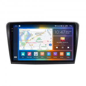 Navigatie dedicata cu Android Skoda Superb II 2008 - 2015, 4GB RAM, Radio GPS Dual Zone, Display 2K QLED 10.36" Touchscreen, Internet Wi-Fi si slot SIM 4G, Bluetooth, MirrorLink, USB, Waze 104423