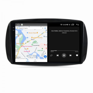 Navigatie dedicata cu Android Smart Forfour dupa 2014, 4GB RAM, Radio GPS Dual Zone, Display 2K QLED 9.5" Touchscreen, Internet Wi-Fi si slot SIM 4G, Bluetooth, MirrorLink, USB, Waze 104733