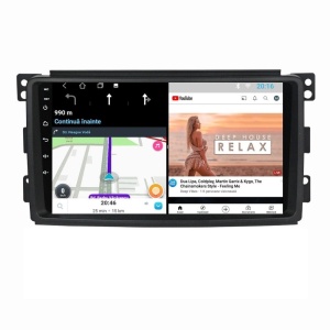 Navigatie dedicata cu Android Smart Fortwo 2007 - 2010, 1GB RAM, Radio GPS Dual Zone, Display HD IPS 9" Touchscreen, Internet Wi-Fi, Bluetooth, MirrorLink, USB 100512123