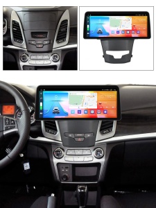 Navigatie dedicata cu Android Ssangyong Korando 2013 - 2019, 4GB RAM, Radio GPS Dual Zone, Display QLED 12.3" Touchscreen, Internet Wi-Fi si slot SIM 4G, Bluetooth, MirrorLink, USB 100299093