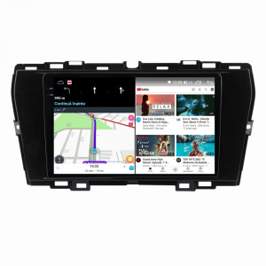 Navigatie dedicata cu Android Ssangyong Tivoli dupa 2020, 4GB RAM, Radio GPS Dual Zone, Display 2K QLED 9.5" Touchscreen, Internet Wi-Fi si slot SIM 4G, Bluetooth, MirrorLink, USB, Waze 109843