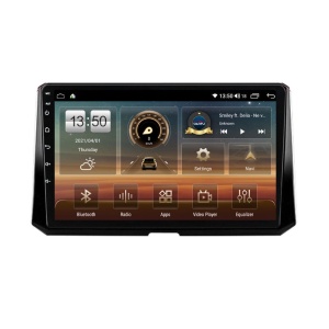 Navigatie dedicata cu Android Suzuki Swace dupa 2020, 4GB RAM, Radio GPS Dual Zone, Display HD QLED 10" Touchscreen, Internet Wi-Fi si slot SIM 4G, Bluetooth, MirrorLink, USB