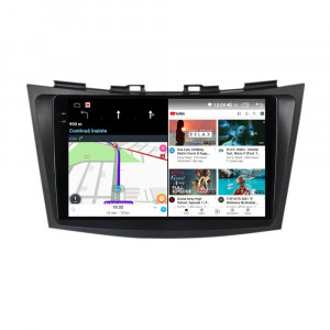 Navigatie dedicata cu Android Suzuki Swift IV 2010 - 2017, 8GB RAM, Radio GPS Dual Zone, Display 2K QLED 9.5" Touchscreen, Internet Wi-Fi si slot SIM 4G, Bluetooth, MirrorLink, USB, Waze 110763