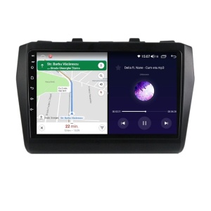 Navigatie dedicata cu Android Suzuki Swift V dupa 2017, 4GB RAM, Radio GPS Dual Zone, Display HD QLED 9" Touchscreen, Internet Wi-Fi si slot SIM 4G, Bluetooth, MirrorLink, USB 100267893
