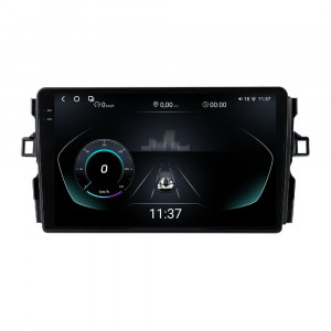 Navigatie dedicata cu Android Toyota Auris 2006 - 2012, 12GB RAM, Radio GPS Dual Zone, Display 2K QLED 9.5" Touchscreen, Internet Wi-Fi si slot SIM 4G, Bluetooth, MirrorLink, USB, Waze 96383