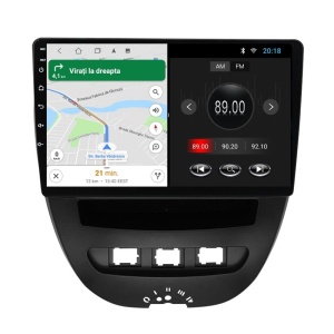 Navigatie dedicata cu Android Toyota Aygo 2005 - 2014, 2GB RAM, Radio GPS Dual Zone, Display HD IPS 10" Touchscreen, Internet Wi-Fi, Bluetooth, MirrorLink, USB 100530093