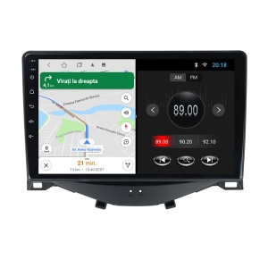 Navigatie dedicata cu Android Toyota Aygo 2014 - 2022, 1GB RAM, Radio GPS Dual Zone, Display HD IPS 9" Touchscreen, Internet Wi-Fi, Bluetooth, MirrorLink, USB 100523283