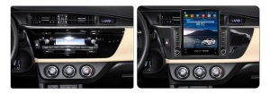 Navigatie dedicata cu Android Toyota Corolla 2013 - 2017, 2GB RAM, Radio GPS Dual Zone, Touchscreen IPS 9.7" HD tip Tesla, Internet Wi-Fi, Bluetooth, MirrorLink, USB 100487163