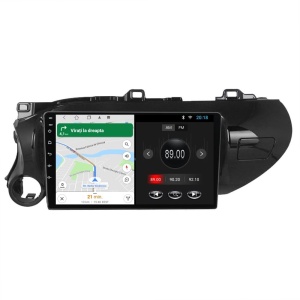 Navigatie dedicata cu Android Toyota Hilux VIII dupa 2015, 2GB RAM, Radio GPS Dual Zone, Display HD IPS 10" Touchscreen, Internet Wi-Fi, Bluetooth, MirrorLink, USB 100530843