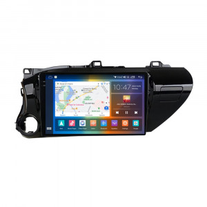 Navigatie dedicata cu Android Toyota Hilux VIII dupa 2015, 8GB RAM, Radio GPS Dual Zone, Display 2K QLED 10.36" Touchscreen, Internet Wi-Fi si slot SIM 4G, Bluetooth, MirrorLink, USB, Waze 106663