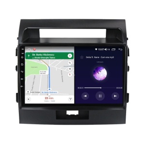Navigatie dedicata cu Android Toyota Land Cruiser J200 2008 - 2015, 2GB RAM, Radio GPS Dual Zone, Display HD QLED 10" Touchscreen, Internet Wi-Fi si slot SIM 4G, Bluetooth, MirrorLink, USB 100273473