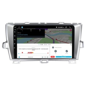 Navigatie dedicata cu Android Toyota Prius 2009 - 2015, 2GB RAM, Radio GPS Dual Zone, Display HD QLED 9" Touchscreen, Internet Wi-Fi si slot SIM 4G, Bluetooth, MirrorLink, USB 100291083