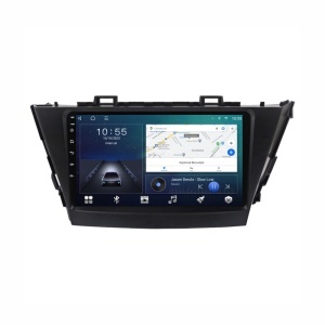 Navigatie dedicata cu Android Toyota Prius Plus W4 2011 - 2021, 2GB RAM, Radio GPS Dual Zone, Display HD QLED 9" Touchscreen, Internet Wi-Fi si slot SIM 4G, Bluetooth, MirrorLink, USB