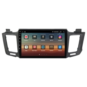 Navigatie dedicata cu Android Toyota Rav4 IV 2013 - 2018, 4GB RAM, Radio GPS Dual Zone, Display HD QLED 10" Touchscreen, Internet Wi-Fi si slot SIM 4G, Bluetooth, MirrorLink, USB 100251423