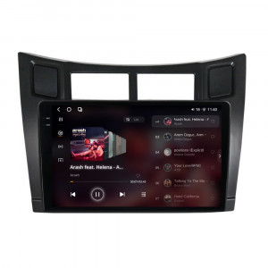 Navigatie dedicata cu Android Toyota Yaris 2006 - 2011, 12GB RAM, Radio GPS Dual Zone, Display 2K QLED 9.5" Touchscreen, Internet Wi-Fi si slot SIM 4G, Bluetooth, MirrorLink, USB, Waze 96283