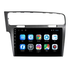 Navigatie dedicata cu Android VW Golf VII 2012 - 2019, argintiu, 2GB RAM, Radio GPS Dual Zone, Display HD IPS 10" Touchscreen, Internet Wi-Fi, Bluetooth, MirrorLink, USB 100483113